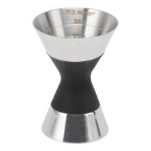 Doppelseitiger Cocktail-Shaker aus Edelstahl, 30/60 ml, 97 g