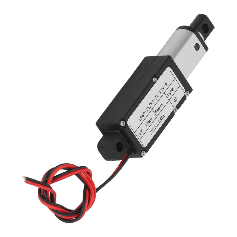 Electric Micro Linear Actuator 150N Aluminum Alloy 15Mm Stroke Mini Motion Actuator For Industry 12V Ip60wr 4321317777796