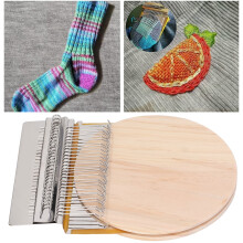 28 Pins Darning Loom für Socken & Kleidung Handwerkzeug aus Stahl, langlebiges Design