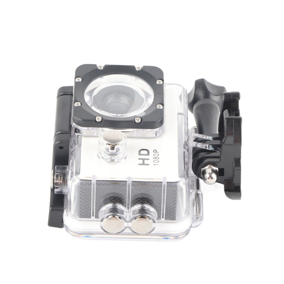 K1080hd 12Mp Underwater Waterproof Video Camera Outdoor Bike Diving Sports Action Camera White 8491317779994