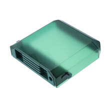 Kitchen Knife Holder Transparent PET Wall Mounted Storage Block Tools Hanging Rack Holder Shelf Green