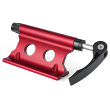 Bike Front Fork Mount Quick Release Aluminum Alloy Strong Bearing Car Roof Bike Block Fork Mount Red Free Size