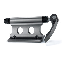 Bike Front Fork Mount Quick Release Aluminum Alloy Strong Bearing Car Roof Bike Block Fork Mount Dark Titanium Free Size
