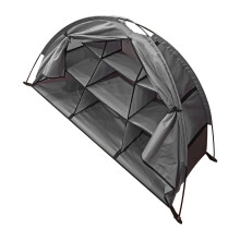 Camping Shoes Organizer 9 Shelf Classified Organization Large Capacity Foldable Portable Camping Storage Cabinet Gray Folding