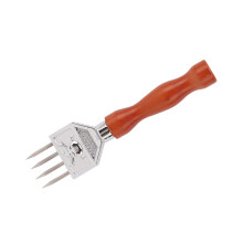 Ice Chipper 304 Stainless Steel Ice Crusher with Wooden Handle for Breaking Ice Kitchen Tool Type B