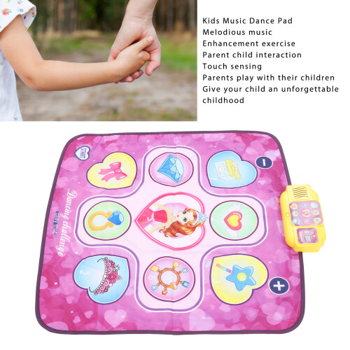 Kids Music Dance Mat Foldable Improve Coordination Prevent Slip Electronic Dancing Pad 2