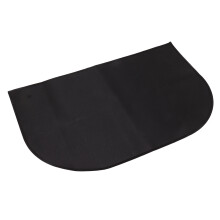 Half Round Fire Retardant Rugs Fiberglass Double Layer Prevent Slip Floor Protection Fireproof Carpet 19.7 X 39.4in