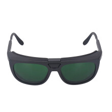 Schweißerbrille aus Glas schützt mit grünem IR3.0 Flip-Deckel