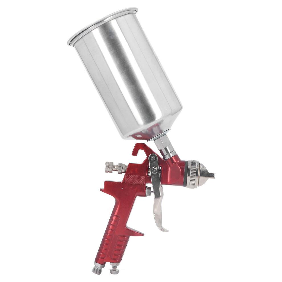 Air Spray Gun Fine Atomization Aluminum Alloy Lightweight Modes Pressure Adjustable Air Paint Sprayer 600Ml 4231317784697