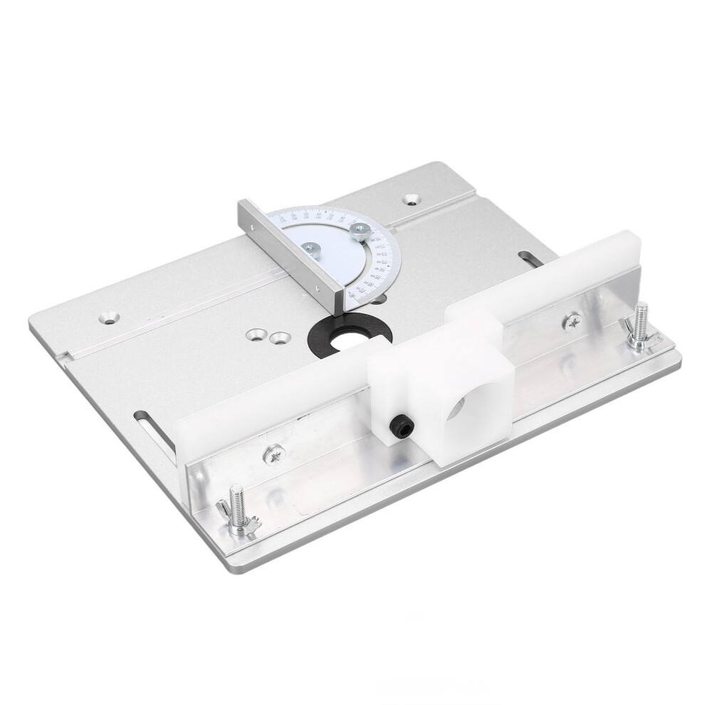 Metal Router Flip Board Aluminum Woodworking Insert Base Plate For Router Table Saw 7611317787718