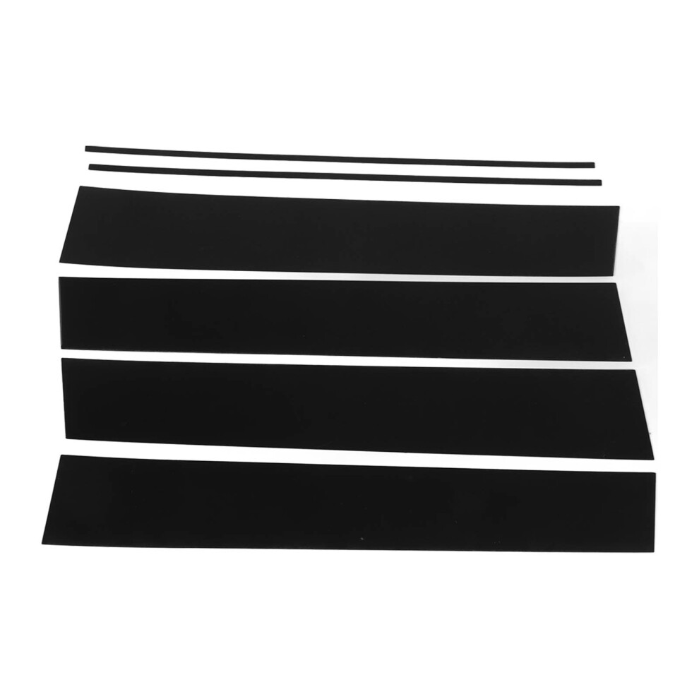 6 Pcs B Pillar Posts Door Trim Glossy Exterior Side Door Window Decal For Odyssey 2005Â2010 Black 4261317789385
