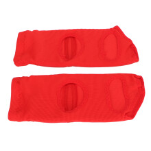 Boxing Foot Protector Adult Training Taekwondo Gear Non Slip Impact Resistant Ankle Protection Pads Red L(for Size 39‑40)