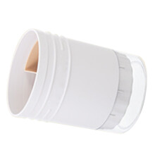 Runder Plastischer Essstäbchen-Abtropfhalter Organizer, 190g, Weißer Küchenständer