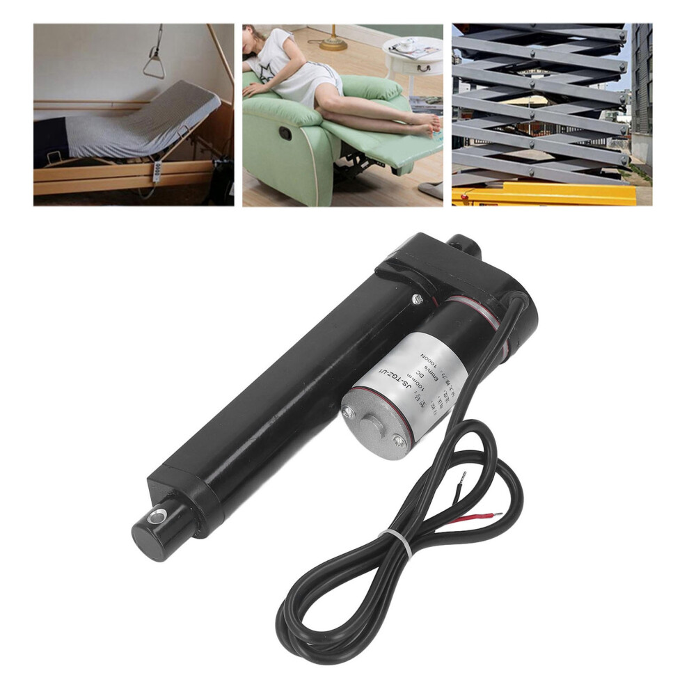 Electric Linear Actuator 100Mm Stroke 1000N Linear Actuator 24V For Machine Equipment Electric Linear Actuator Only 7891317797058