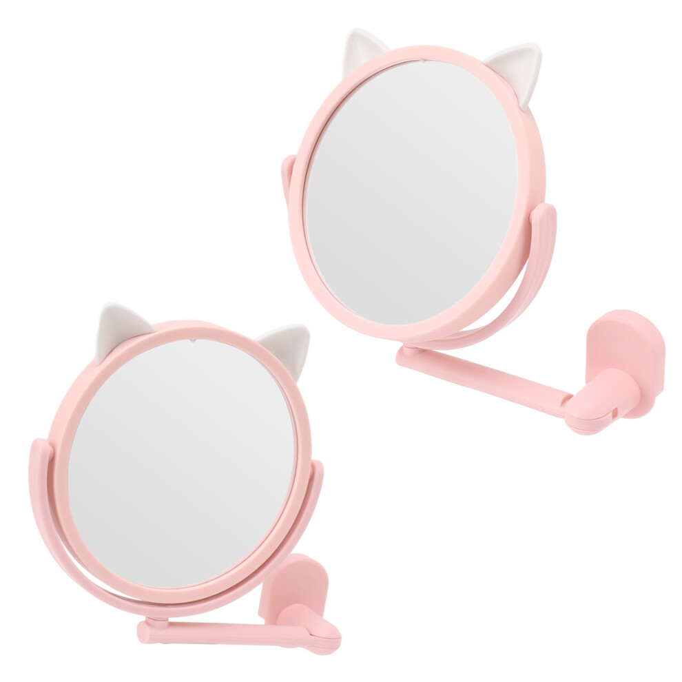 Makeup Mirror 16.5cm Diameter Clear Image Cosmetic Mirror Wall Mirror for Bathroom-image-OPC-PHS6NX2-NEW