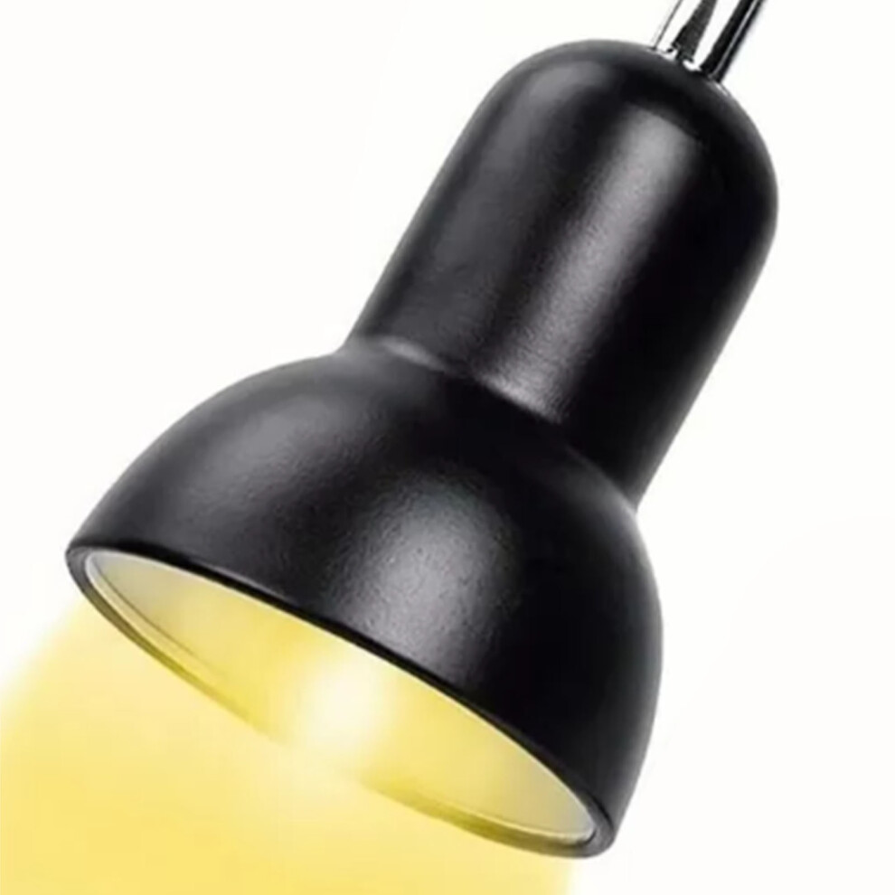 Reptile Clamp Heat Lamp Brightness Adjustable Flexible Reptile Heating Light for Reptile Turtle Lizard