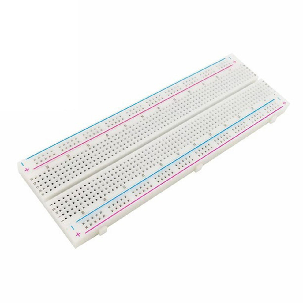 10Pcs 830 Hole Breadboard Abs 830 Point Solderless Bread Board Diy Electronic Project 8721317802904