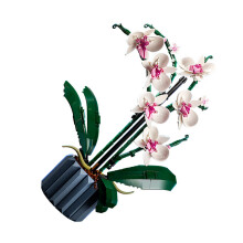 608 Stück Phalaenopsis Blumenstrauß Bausteine für Mädchen, 39x30x24cm