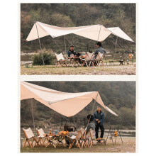 Campingregal aus Aluminiumlegierung, faltbarer Dreiecksorganizer, schwarz