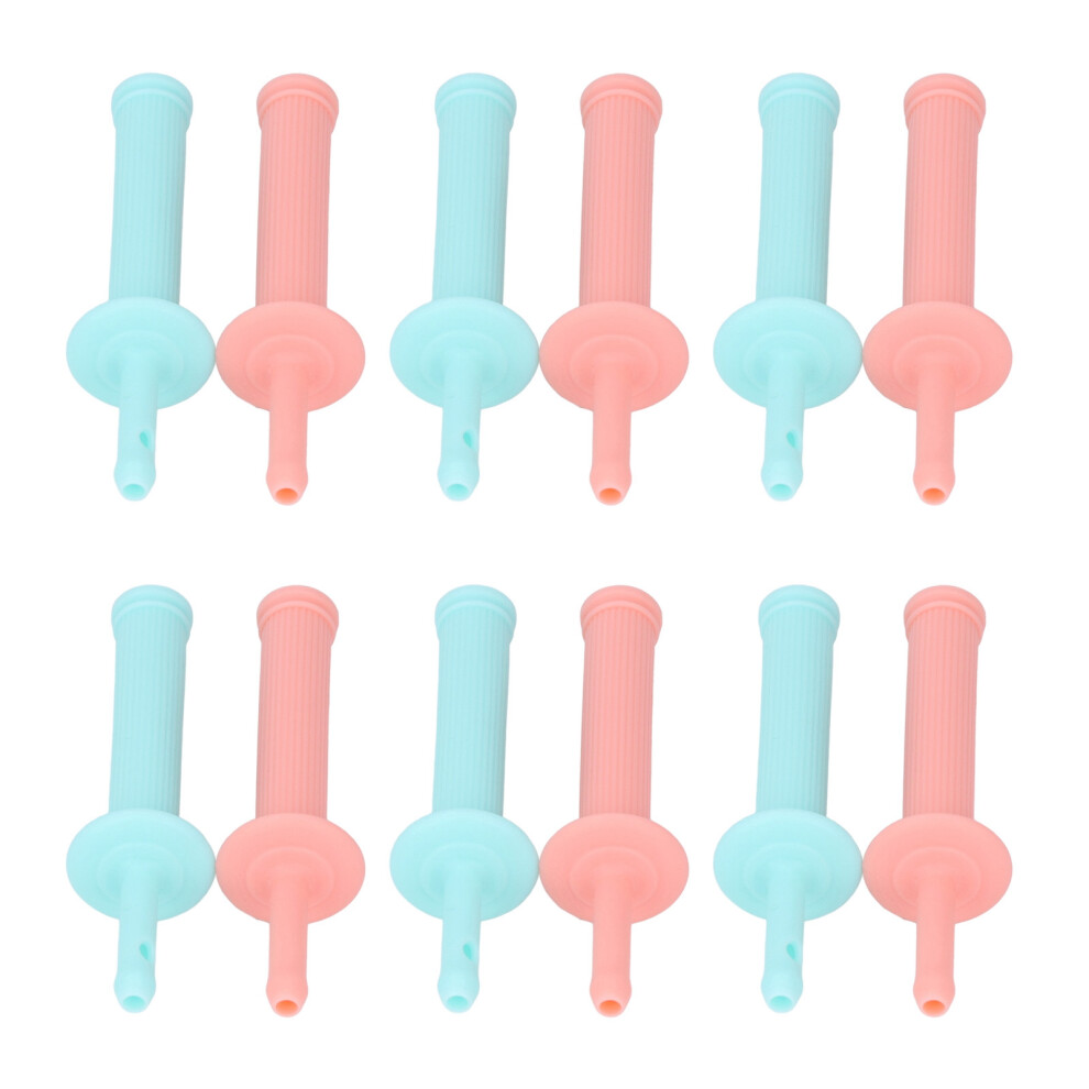 12pcs Gas Colic Reliever Gently Safe Disposable Relieve Bloating Infant Gas Colic Reliever for Newborns Green Pink