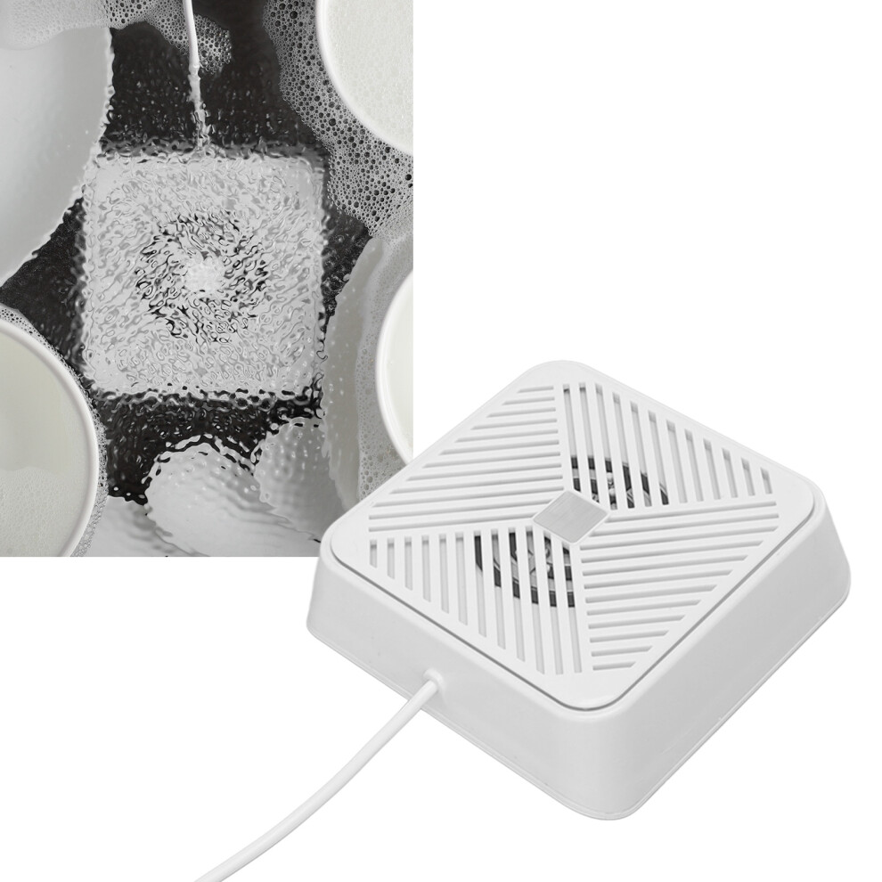 Usb Dishwasher Mini Portable Ultrasonic Electrolysis Washing Machine For Sink Household Kitchen Supply White