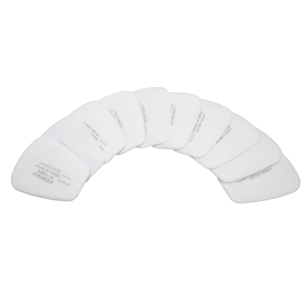 20Pcs Respirator Filter Cotton Dustproof Replacement Universal Filter Cotton For 6200 6800 7502 Series Gas Respirator 8441317815093