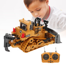 2.4g Construction Remote Control Excavator Truck Simulating Light Loader Truck Toy for Children Kids