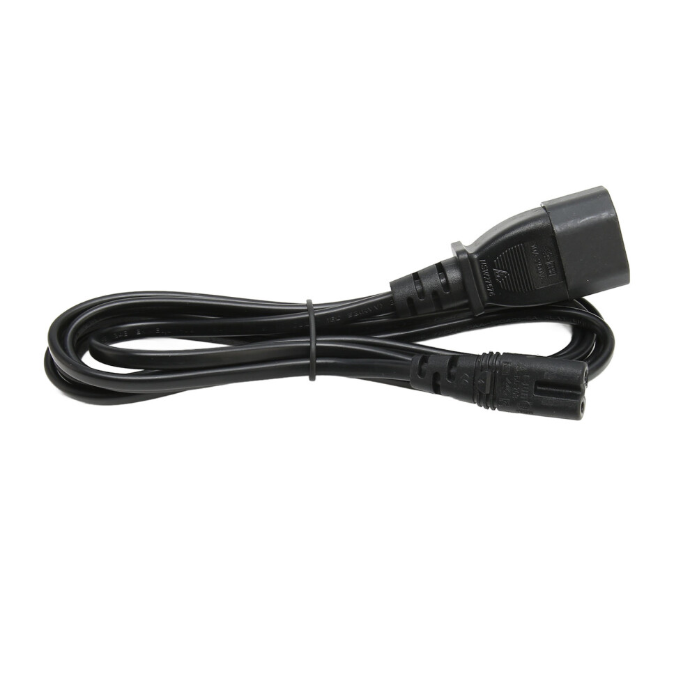 Iec320 C14 To C7 Cord Male To Female Power Adapter Cable For Lcd Monitor Printer Digital Camera 6.6Ft 8421317815422