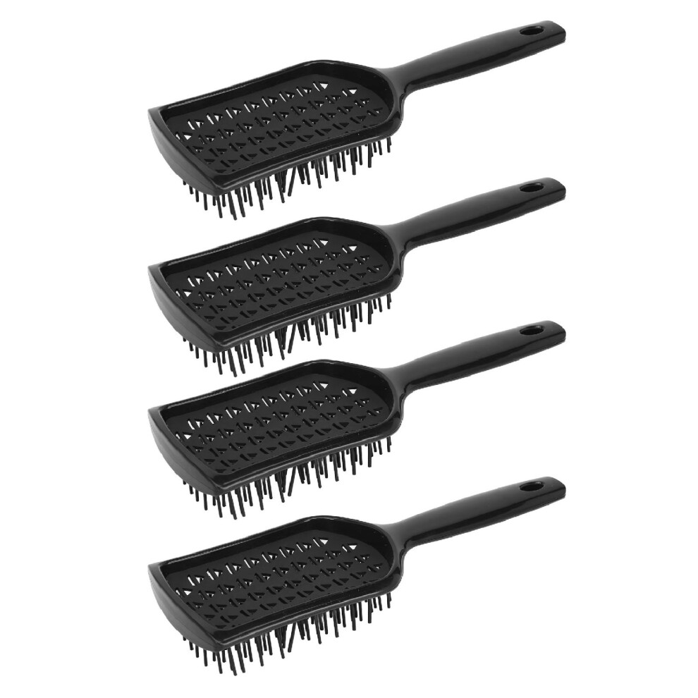 4Pcs Vented Hair Brush Smoothing Paddle Detangling Brush for Blow Drying Wet Dry Curly Thick Straight Hair