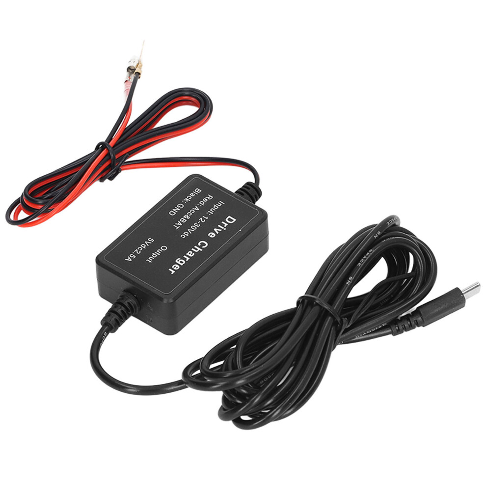 Dash Cam Hardwire Kit High Security 24H Surveillance For Mirror Cam Gps Navigator Radar Detector Type C 4201317816834