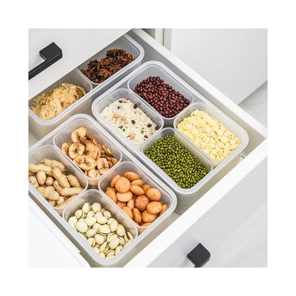 4 Sets Multi-compartment Crisper Storage Boxes Refrigerator Organizer-image-OPC-PHS6WGH-NEW