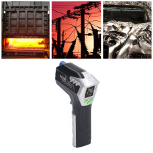Infrared Thermometer 12:1 Measured Distance Ratio LCD Display Heat Temperature Temp Meter Gauge Gun ‑50‑550