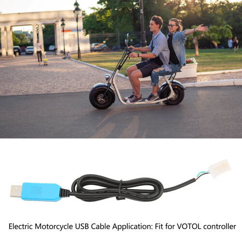 RS323 Electric Motorcycle Controller Cable High Sensitivity USB to TTL Fit for VOTOL Controller 2