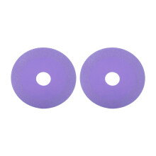 2PCS Glass Cutting Disc OD 100mm ID 22.23mm Incisive High Manganese Steel Diamond Saw Blade for Crystal Purple
