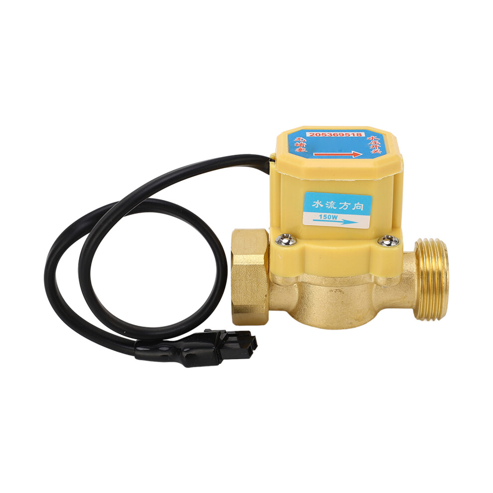 Water Pressure Booster Pump Switch G3/4 To G3/4 Brass Electronic Water Flow Controller Switch Shortage Protection For Household 6901317823228