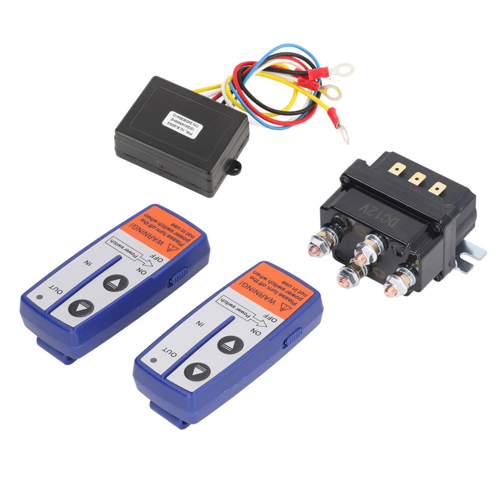 12V 250A Winch Relay Kit With Remote Controller Relay Contactor Switch For Industrial Vehicle 6921317823264