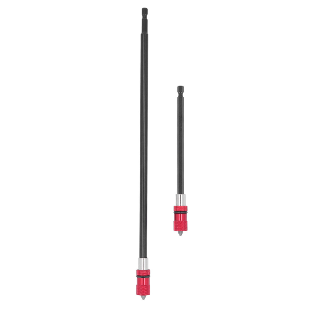 2Pcs Ph2 Screwdriber Bit 2Pcs Magnetic Extension Stable Tight Connection Quick Release Bit Extension Set 150Mm 300Mm 4991317823207
