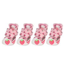 Atmungsaktive Canvas-Hundeschuhe Rutschfest für Kleine Hunde Teddy Bichon Pomeranian 4