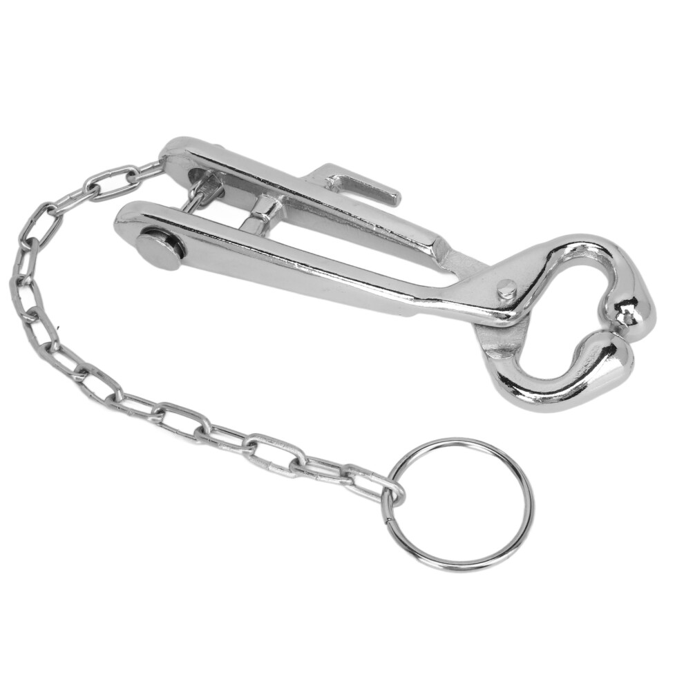 Cow Nose Pliers Stainless Steel Cattle Bull Nose Ring Pliers With Chain Pulling Tool For Farm Ranch Veterinary 8701317824083