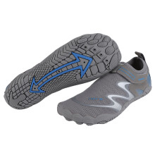Herren Grau Wasser Sportschuhe 43 Gummisohle Slip-On für Strand & Wanderung