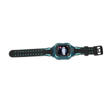 Kindertelefonuhr mit HD-Touchscreen, GPS, SOS, wasserdicht, blau, 1,4", 400 mAh