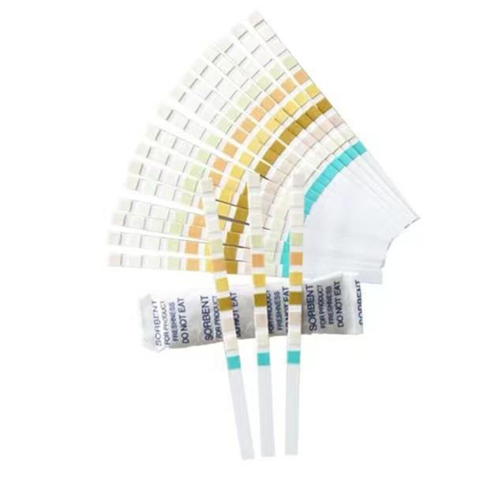 100Pcs Urine Test Analysis Reagent Strip Urine Ketone Anti Vc Interference Body Fat Analysis PH Paper Strip
