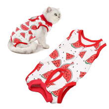 Cat Recovery Suit After Surgery Wear Breathable Prevent Lick Kitten Recovery Shirt Clothes for Cats Dogs S