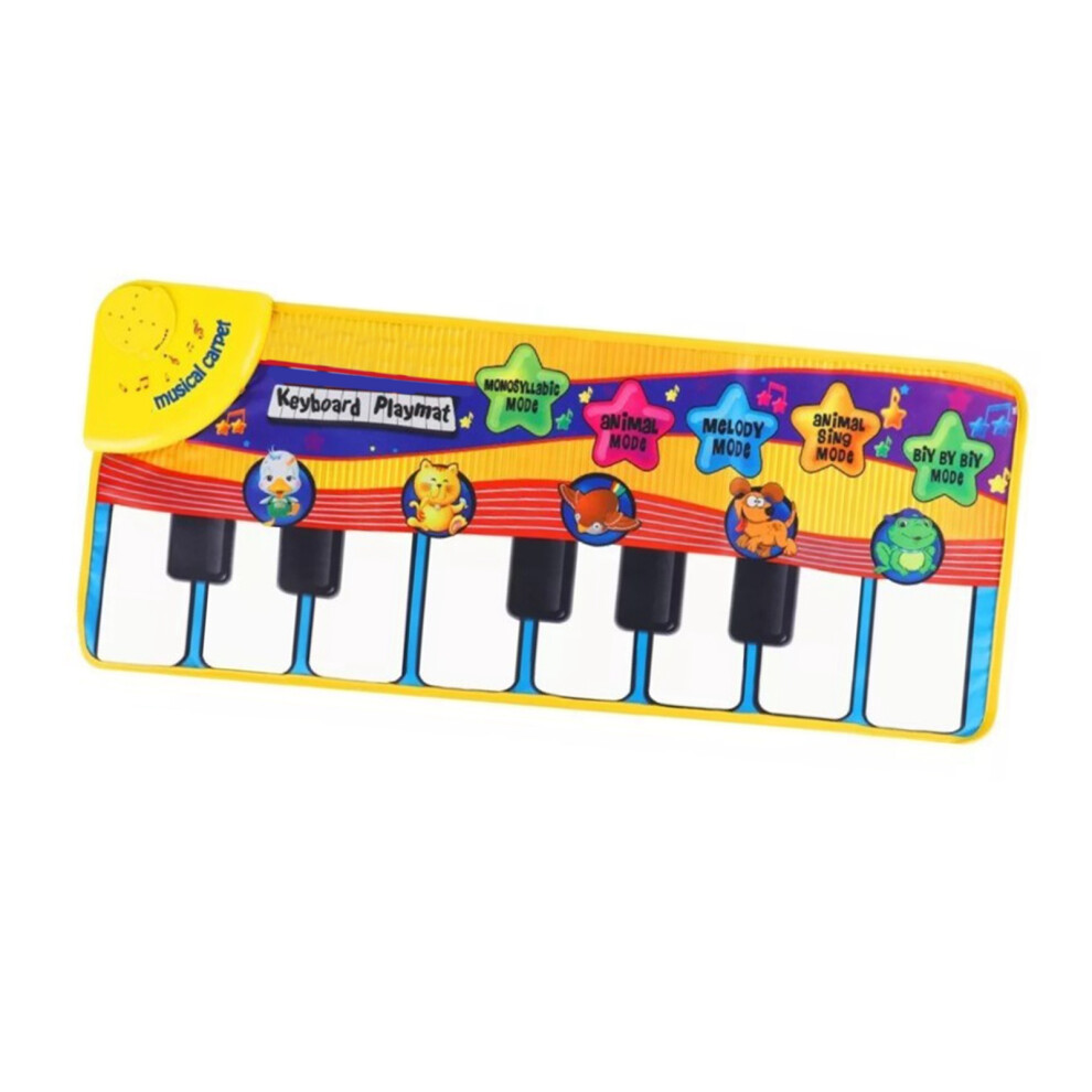 Baby Musical Play Mat Kids Musical Piano Mat Child Floor Piano Keyboard Mat Carpet Animal Blanket Touch Playmat Early Education Toys