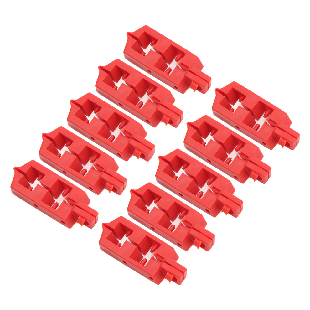 10Pcs Snap On Circuit Breaker Lockout Pa Nylon Energy Isolation Safety Circuit Breaker Lockout Device 9301317831365