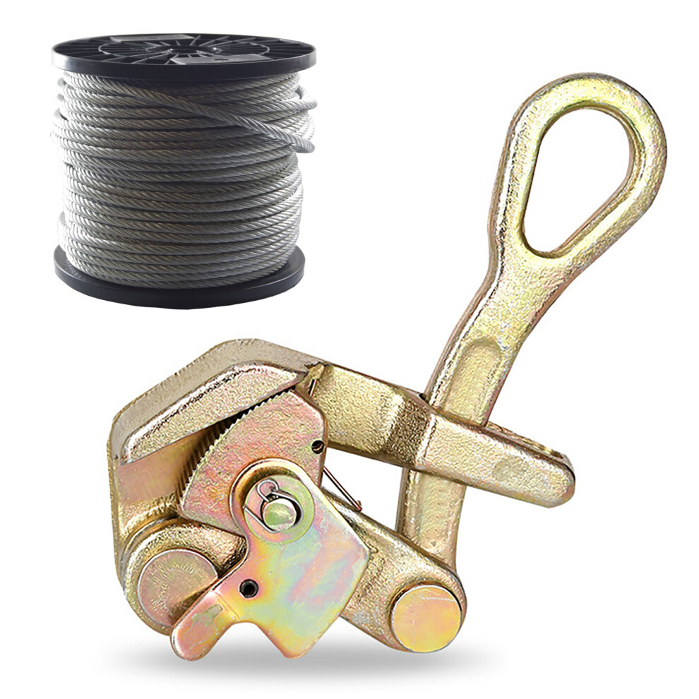 Steel Rope Jaw Puller 1T Wear Resistant High Hardness Cable Tensioner For Construction 7651317831707