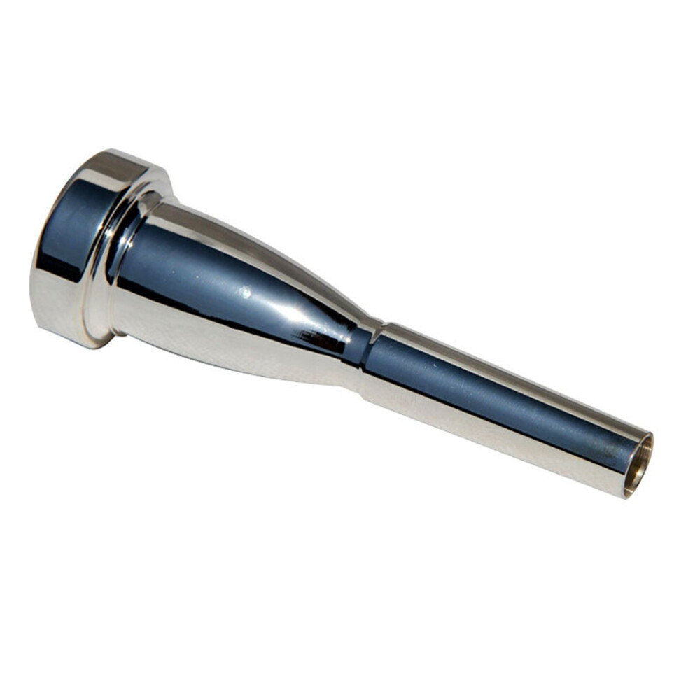 Silver Color Trumpet Mouthpiece Pure Full Copper Silver Plating Trumpet Mouthpiece Replacement for Bach 5C