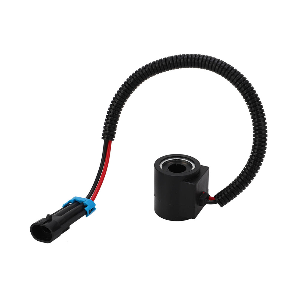 12V Solenoid Valve Coil With Connector 1/2In Hole Diameter 6671025 For Bobcat Skid Steer 751 753 763 773 7753 6901317833616