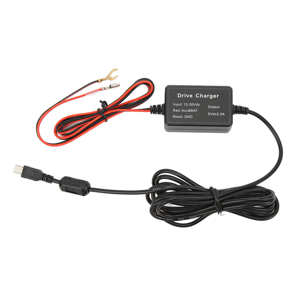Dash Cam Hardwire Kit 12Vâ30V To 5V Usb Adapter Low Voltage Protection Dash Camera Charger For Mirror Cam Gps Navigator Radar Detector 3011317835169