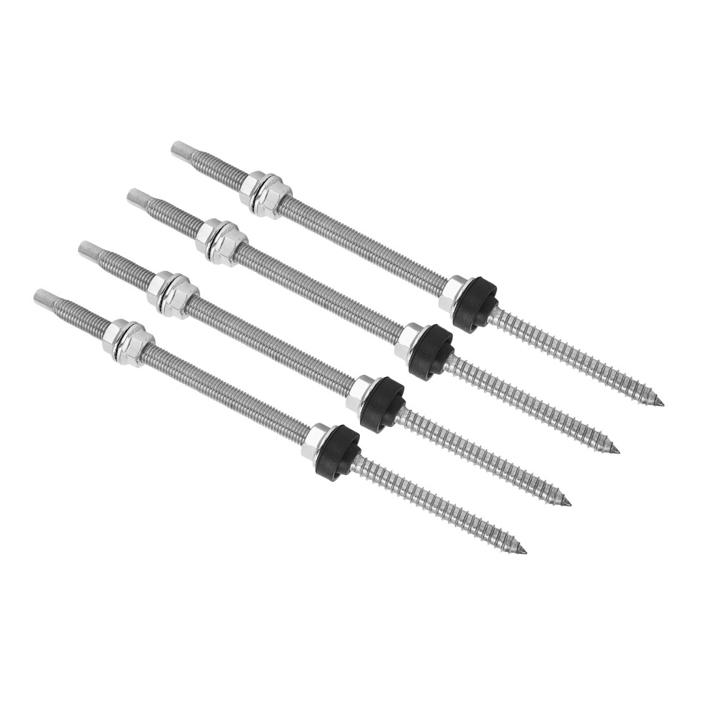 4Pcs Pv Bracket Double Head Screw Stainless Steel Anti Corrosion Photovoltaic Mounting Screw For Installation 9351317836402